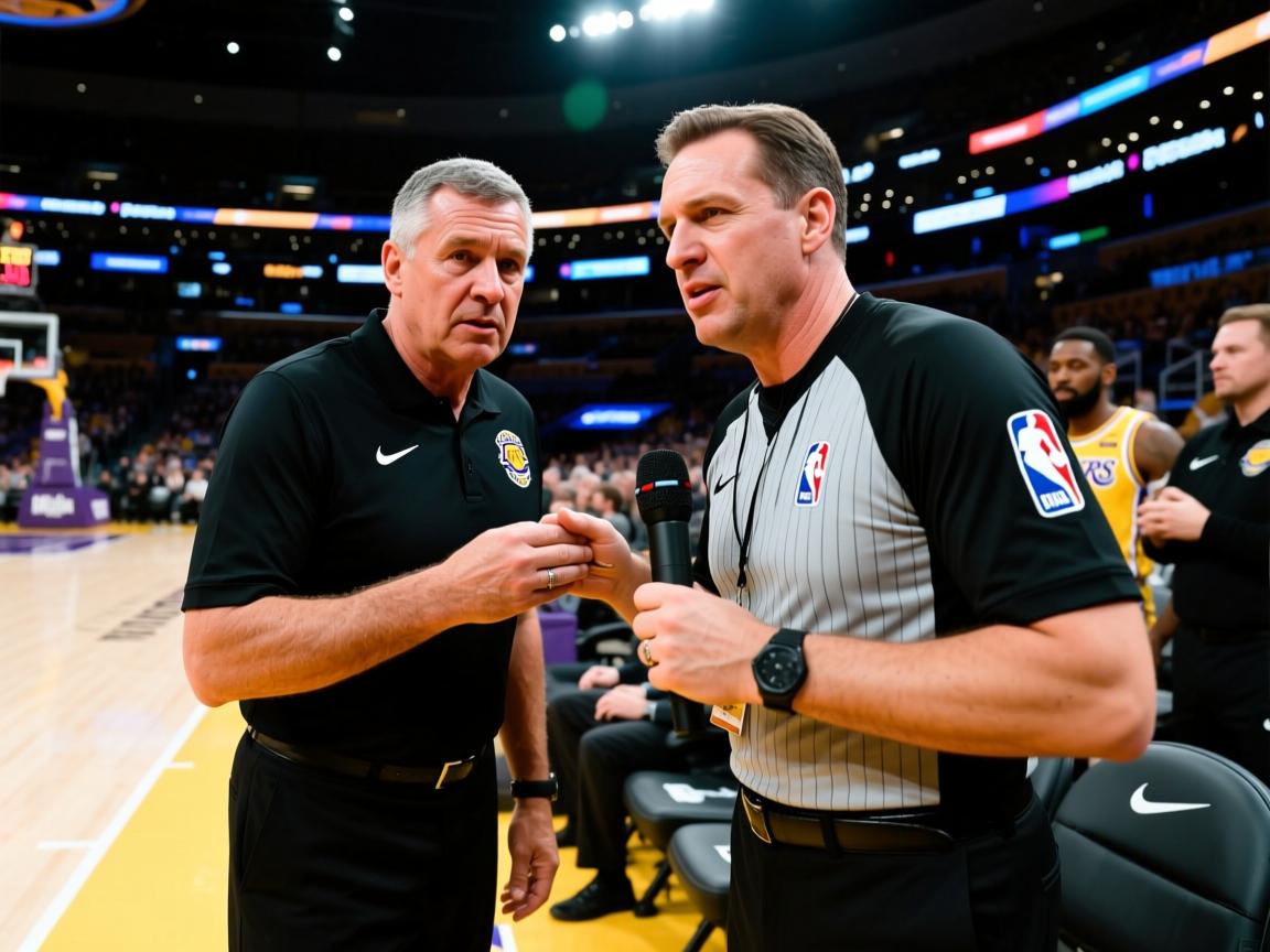 湖人助教被罚款停赛，因对裁判不满言论  第3张